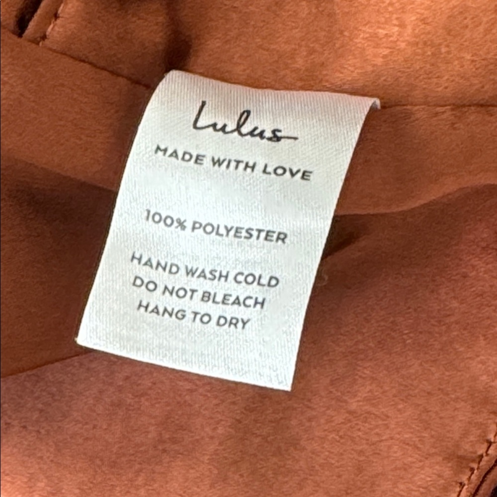 Lulu’s Luxe'd Out Brown Satin Cropped Tank Top - Picture 14 of 14